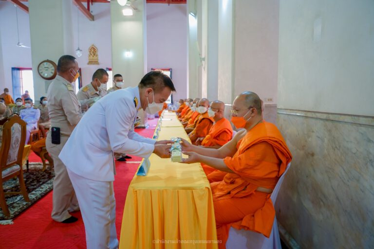 พิธีถวายคัมภีร์เฉลิมพระเกียรติฯ บทพระธรรมเทศนาเฉลิมพระธรรมบารมีใน “อุภินนมัตถจรกถา”